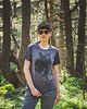 t-shirt damskie Koszulka damska WILK SZARY ciemnoszara 3
