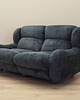 sofy i szezlongi Sofa welurowa granatowa, włoski design, lata 70, produkcja: Włochy 1