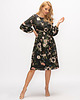 sukienki midi damskie Sukienka MIA z żakardowej wiskozy w kwiaty 4