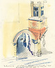 obrazy Kraków  - szkic "Typowa chmurka krakowska"III 8
