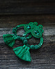 kolczyki soutache Zielone i duże i etniczne kolczyki 6