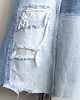spódnice maxi Patchworkowa spódnica jeans r.38 6