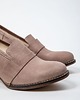 botki damskie SKÓRZANE PÓŁBUTY ZAPATO 250 CAPUCCINO 3