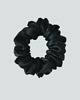 gumki do włosów Gumka jedwabna, scrunchie, frotka black orchid MIDI 4