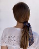 gumki do włosów Scrunchie Louise z odwiązywaną szarfą 1