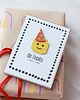 kartki scrapbooking Żółty ludzik. Kartka urodzinowa dla fanów klocków 7