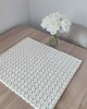 podkładki do kuchni Podkładka prostokątna ze sznurka szydełkowa 40cmx50cm 6