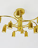 plafony Lampa Leola, lata 80 1