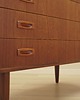 komody Komoda tekowa z szufladami, duński design lat 60. 7