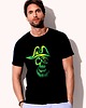 t-shirty męskie Koszulka organiczna z nadrukiem Pirate Skull 1