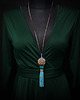 wisiory Kolorowy boho wisior sutasz 6