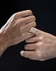 obrączki SIS PINKY fingers / satin silver 3