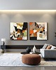 obrazy Nowoczesny duży obraz do salonu lub antresoli 80x160cm dyptyk IMAGINANDO 2