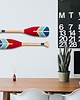 Ozdoby na ścianę Pagaj John Paddle Ozdoba Kolorowy Malowany 60 cm WZ3 3