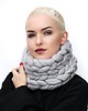 szale damskie Komin na szyję z wełny merynosów 1