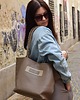 torby na ramię Skórzana torebka shopper - Sara 1