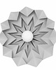 lampy wiszące Lampa wisząca origami ICEBERG L  petrol 3
