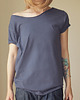 t-shirt damskie Niebieski rekin Czysty Oversize S-XL 3