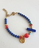 bransoletki z kamieni naturalnych Bransoletka HATHOR lapis lazuli, koral, turkus mosiądz 1