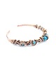 bransoletki wire wrapping Ozdobna bransoleta mankietowa z apatytem 1
