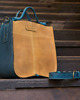 torby na ramię Oryginalna skórzana torebka w kolorze whisky i granatu od LadyBuq Art 4