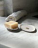 mydelniczki Ceramiczna Mydelniczka Owalna z Odpływem Satin White 5
