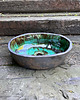 umywalki Umywalka ceramiczna, turkusowa owalna, zielona, nablatowa, niebieska 1