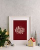 grafiki i ilustracje PLAKAT zimowy Plakat świąteczny Merry Christmas 2