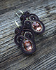 kolczyki soutache Czekoladowe kolczyki soutache 2