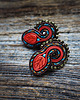 kolczyki soutache Kolczyki soutache Jesienny liść 3