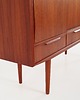 komody i szafki Highboard tekowy, duński design, lata 60, projektant: E.W. Bach 9