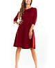sukienki mini damskie Sukienka mini N018 bordo 1