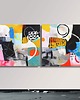 obrazy Nowoczesny duży obraz do salonu lub antresoli 80x160cm dyptyk Crazy CRAZY 5