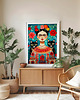 plakaty Plakat Portret Fridy z Kotami 1