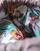 plecaki Kolorowy workoplecak patchwork z kieszeniami 3
