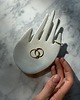 pojemniki na biżuterię Ceramiczna Łapka Handmade Talerzyk na Biżuterię Milky Romantic 2