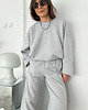 spodnie dresowe damskie Spodnie Grounded light grey 6