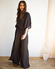 spodnie materiałowe damskie Bluzka kimono Wild antracite 3