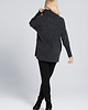 swetry damskie  Sweter wełniany z kaszmirem Saar Look 263 antracyt 5