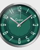 zegary Zegar ścienny zielony designerski cichy metalowy 4