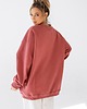 bluza bez kaptura damska Bluza Biggie Marsala 2