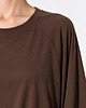 bluzki z długim rękawem damskie Longsleeve Chillout ribbed choclate 4