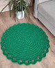 dywany Dywan szydełkowy okrągły ze sznurka bawełnianego 80cm 6