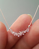 naszyjniki - inne Diament Herkimer - delikatny naszyjnik 2