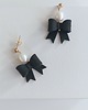 kolczyki z masy plastycznej Pearl&Bow - black 2