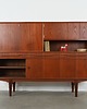 komody Highboard tekowy, duński design, lata 60, produkcja: Dania 2