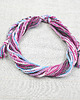 kolie 5914 Naszyjnik handmade w odcieniach różu i fioletu 3