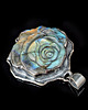 pierścionki srebrne Pierścionek rainbow rose- labradoryt 2