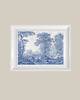 plakaty PLAKAT Toile de jouy, biało niebieska dekoracja, chinoiserie 6