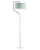 lampy do pokoju dziecka Miętowa lampa podłogowa do pokoju dziecka TESALLIA z tkaninowym abażurem 7